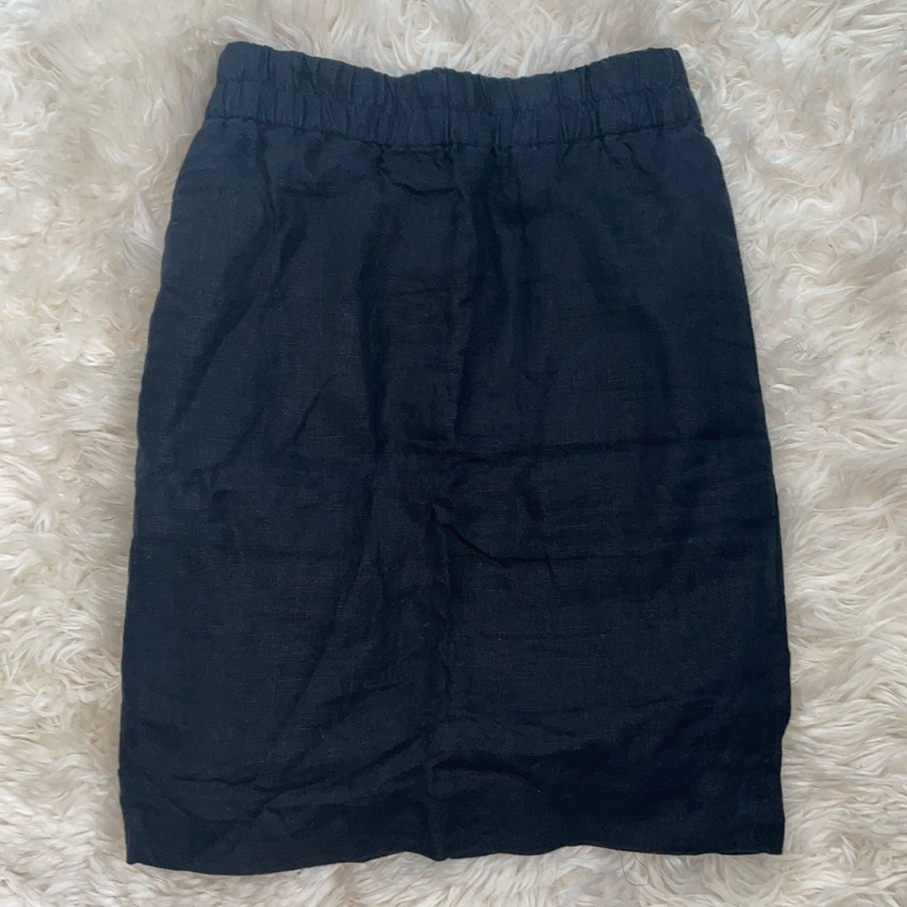 J.Crew linen pencil skirt